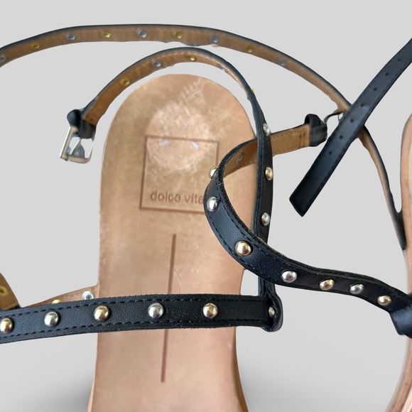 Dolce Vita Rozie Studded Leather Sandals - Picture 4 of 5